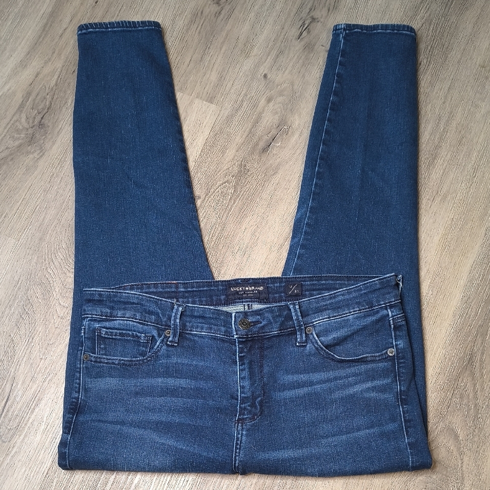 Mid Rise Ava Skinny w/26" Inseam Lucky Brand Women's Jeans Size 12 sac31 - Picture 2 of 8